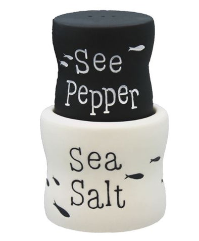 Sea Salt See Pepper Shakers