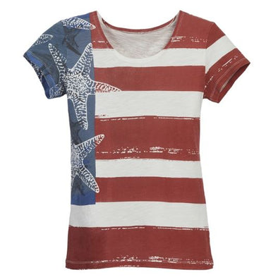 Sea Star American Flag T-Shirt