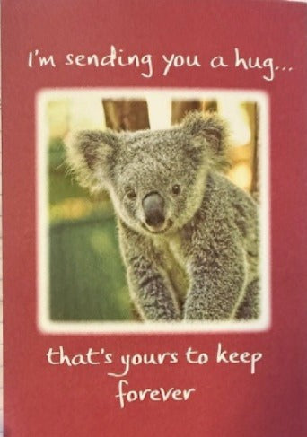"I'm Sending You A Hug" Greeting Card