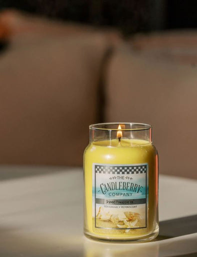 Candleberry Shaved Pineapple Large Jar Candle