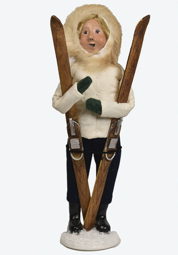 Skiing Woman from Byers' Choice