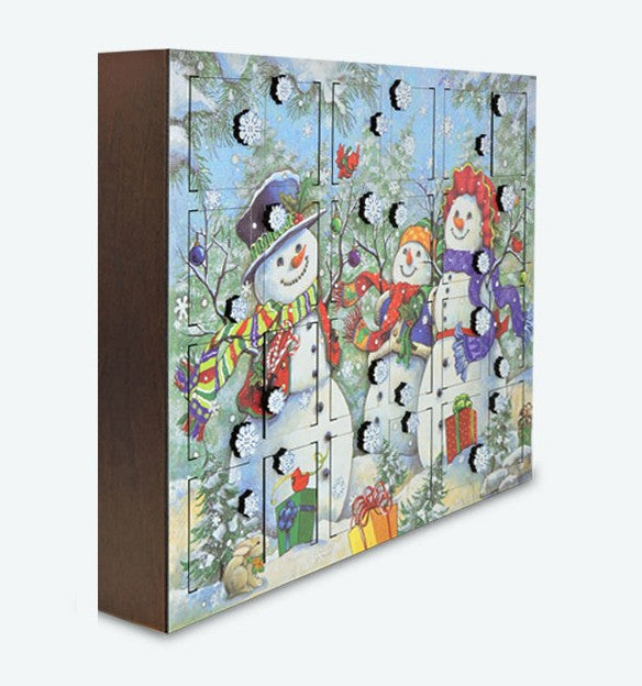 Snowman Family Advent Calendar from Byers' Choice