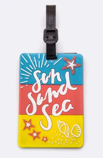 "Sun Sand Sea" Luggage Tag