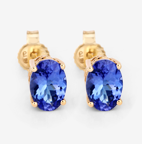 Genuine tanzanite earrings deals