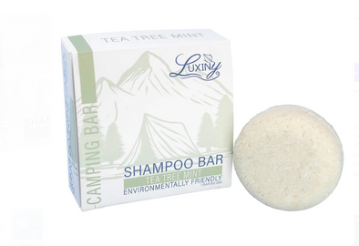Tea Tree Mint Shampoo and Conditioner Bars for Home/Travel/Camping