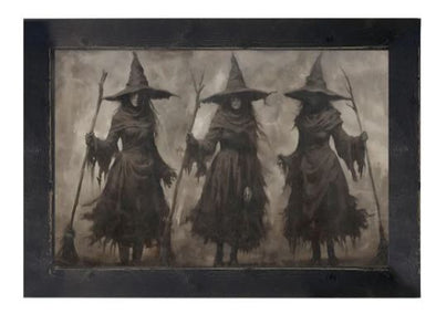 Trio of Shadow Witches Framed Print