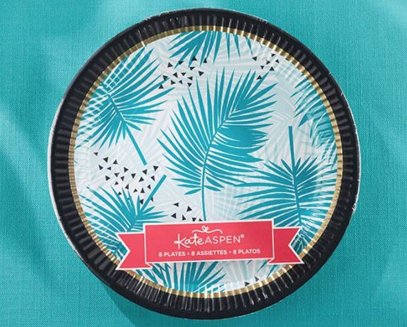 Tropical Chic Premium Paper Plates by Kate Aspen