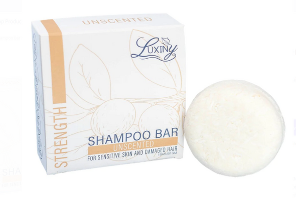Unscented Shampoo & Conditioner Bars (For Sensitive Skin & Damaged Hair) for Home/Travel/Camping