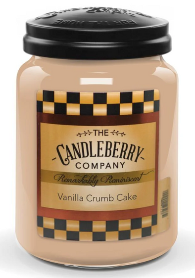 Vanilla Crumb Cake Large Jar Candle