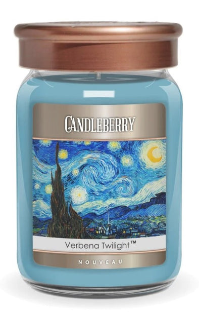 Verbena Twilight Large Jar Candle by Candleberry Candles