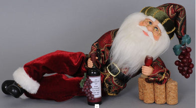 Wine Time Santa by Karen Didion