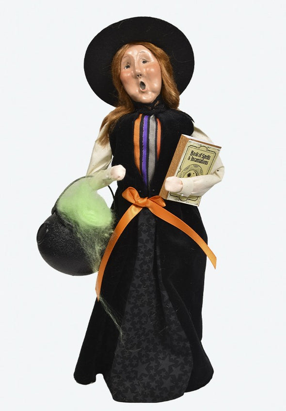 Witch with Spell Book from Byers' Choice