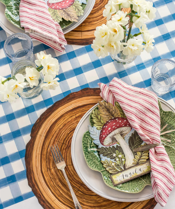Die-cut Wood Slice Placemats (12 Sheets)