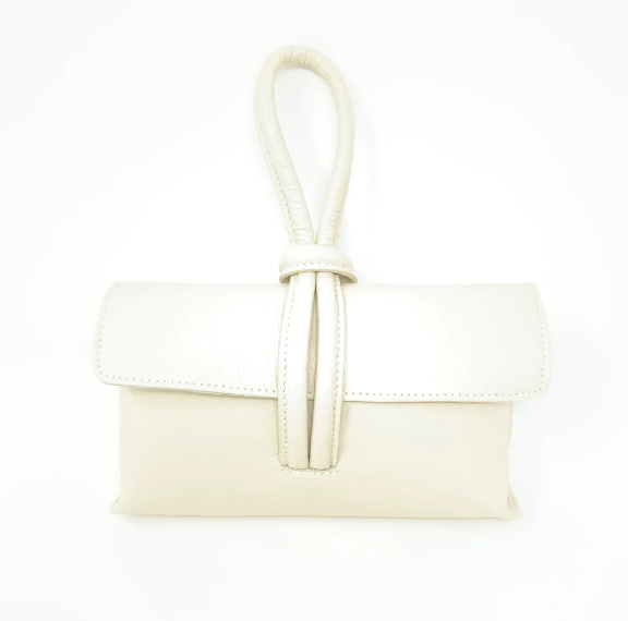 Soft Leather Full Grained Wristlet Bag by German Fuentes