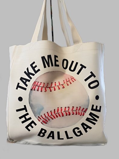 "Take Me Out To The Ball Game" Tote Bag