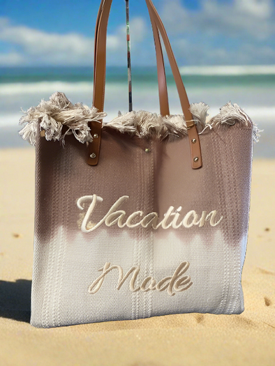 Two-toned "Vacation Mode" Tote Bag