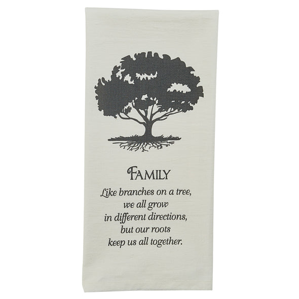 Family Printed Dishtowel