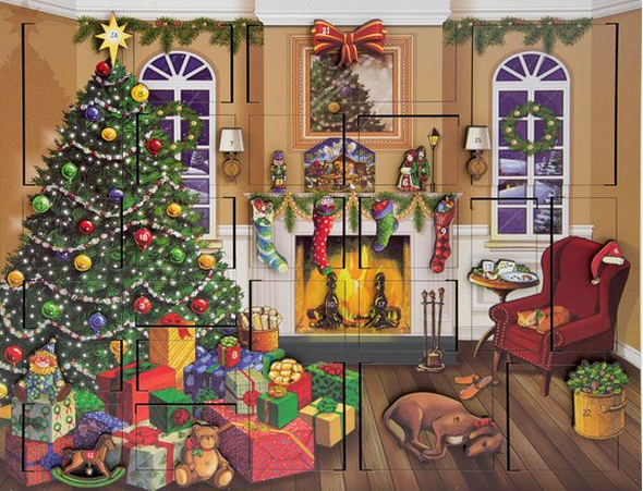 Byers' Choice Fireside Advent Calendar