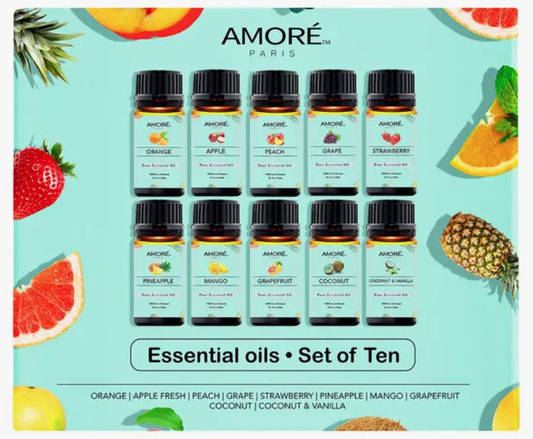 Amore Fruity Collection Essential Oil Set
