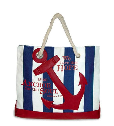 Nautical Collection Anchor Tote