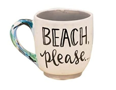 Beach Please Ceramic Mug
