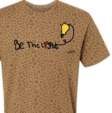 "Be the Light" Unisex Leopard T-Shirt