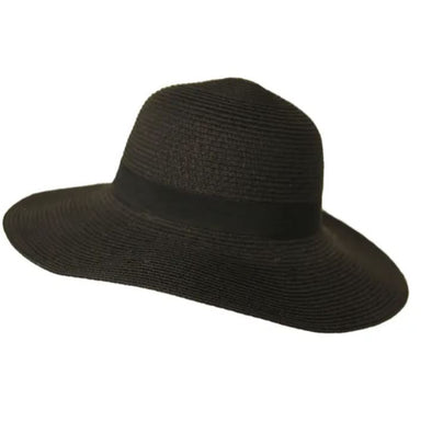 Black Belt Floppy Beach Hat