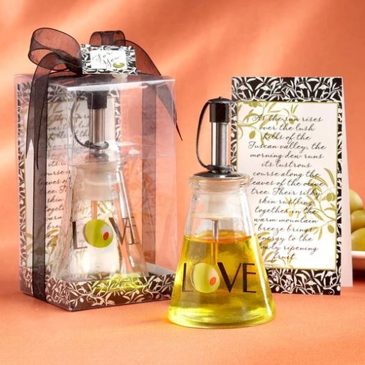 Olive Oil Bottle with Love