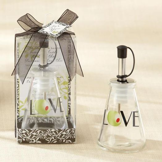 Olive Oil Bottle with Love