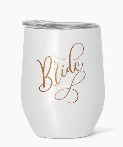 Stainless Steel "Bride" Wine and Coffee Tumbler