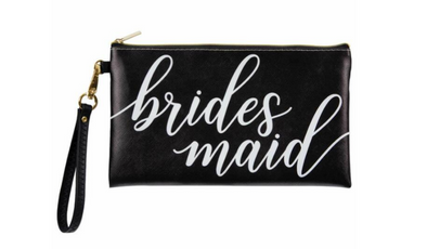 Bridesmaid Cosmetic Bag Black