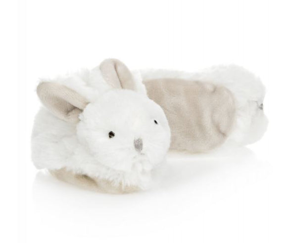Plush Rattle Baby Slippers