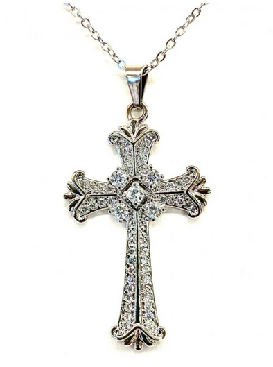 Sparkling Cross Pendant