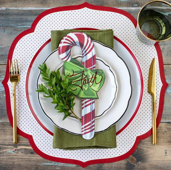Candy Cane Table Accents (Set of 12)