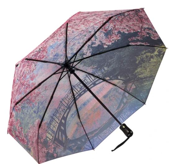 Cherry Blossoms Folding Umbrella