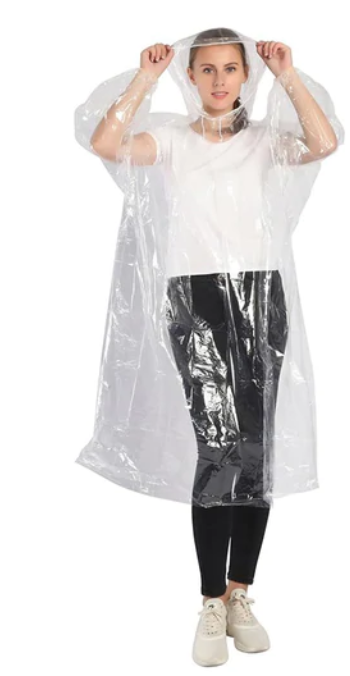 Disposable Rain Poncho (Unisex)