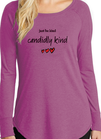 "Just Be Kind" Dusty Rose Tunic for Women
