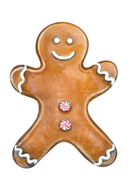Gingerbread Man Table Accents (Set of 12)