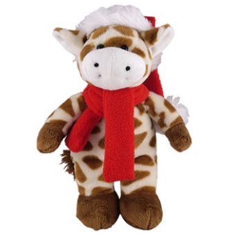 Plushland Christmas Giraffe