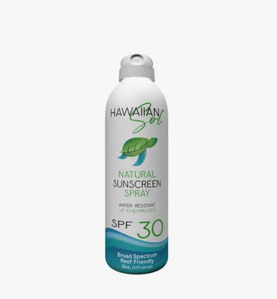 Hawaiian Sol Natural Sunscreen Spray SPF 30