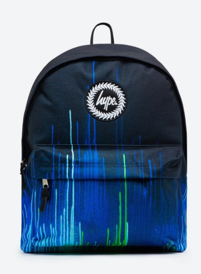 Hype Black Pacific Drips Backpack