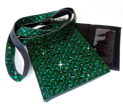 Jacqueline Kent Cellphone Purse Green Envy