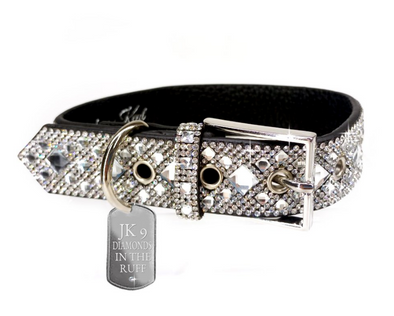 Diamonds in the Ruff Dog Collar (Small) by Jacqueline Kent