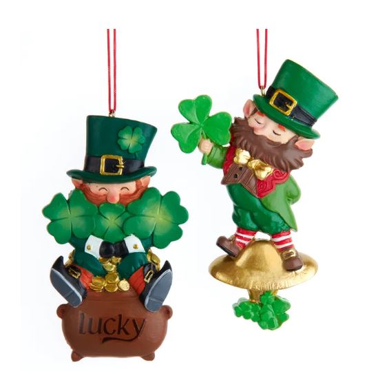 Irish Leprechaun Ornament by Kurt Adler