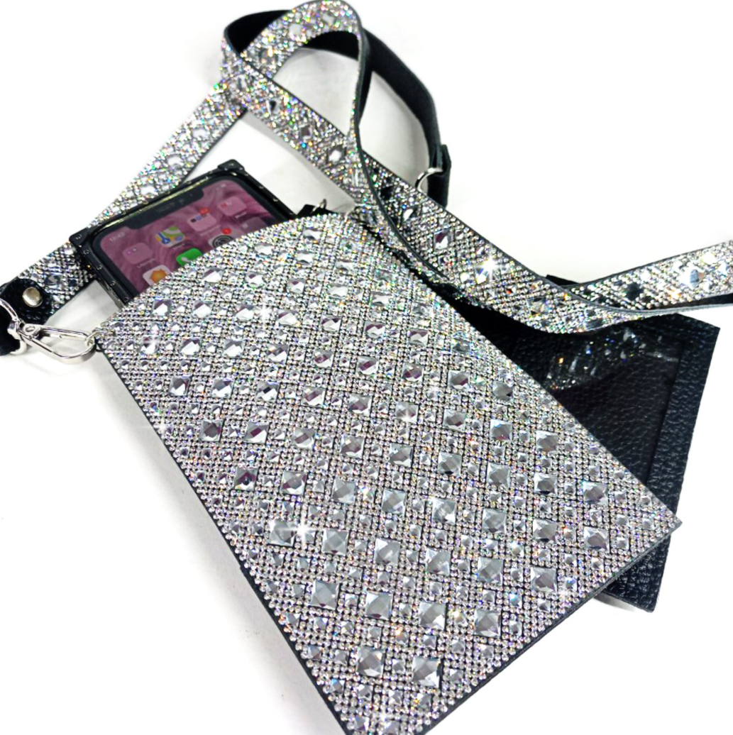 senya Crossbody Cell Phone Bag for Women,Travel Pouch Shoulder Crossbody Bag  Wallet Card Hold Purse Hot Pink Polka Dot Pattern: Handbags: Amazon.com
