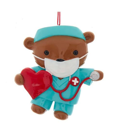 Nurse Bear Ornament