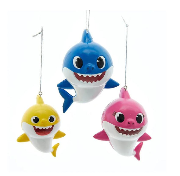 Baby Shark 3 Piece Ornament