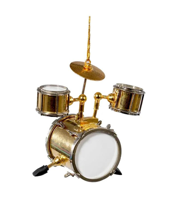 Brass Musical Drum Ornament