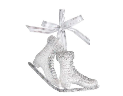 Ice Skates with Glitter Ornament by Kurt Adler