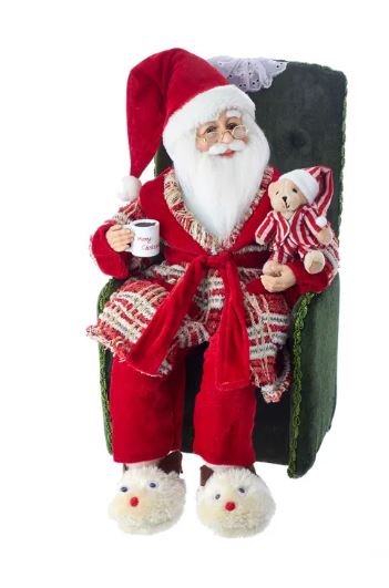 Kringle Klaus Santa in Pajamas